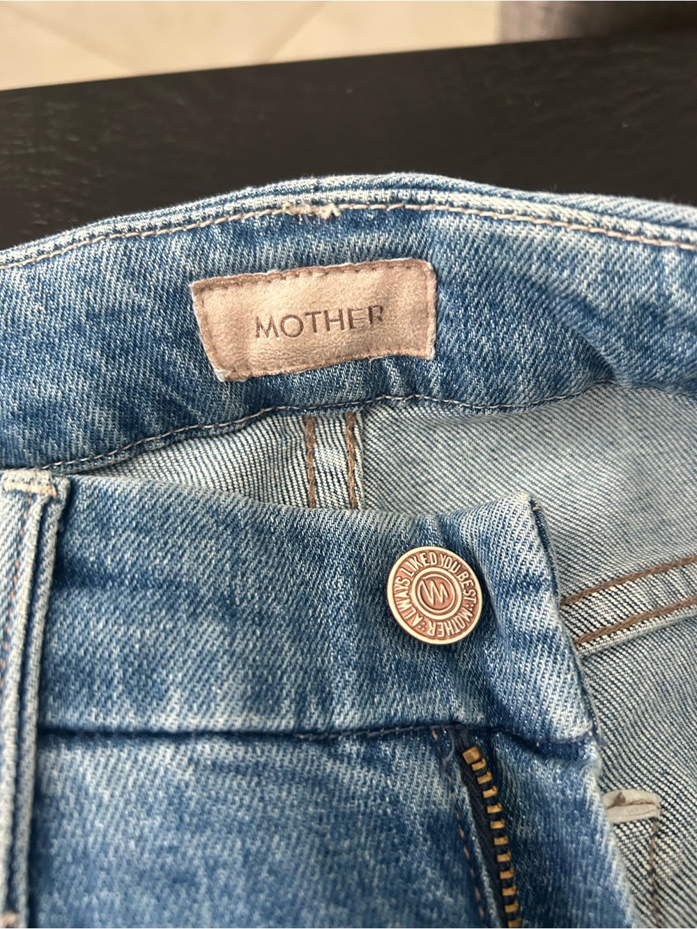 MOTHER high waisted looker crop lets kick it - Picture 3 of 8